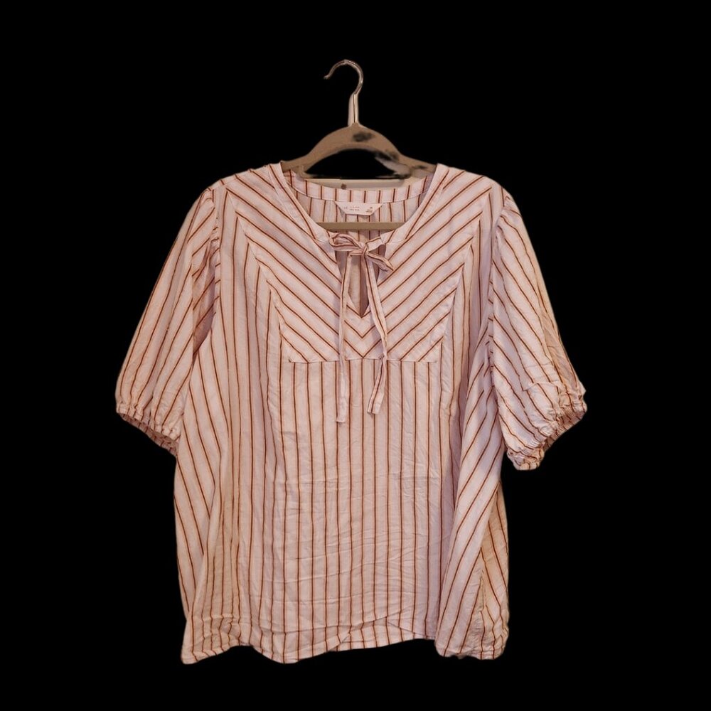 Lauren Conrad Striped Summer Blouse - Size 2X